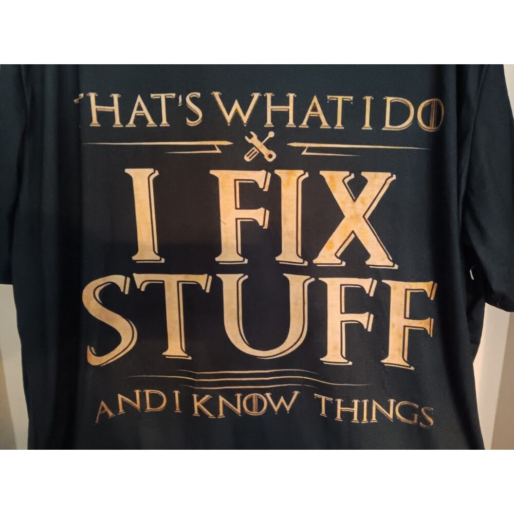 Father's Day SS T-Shirt 3XL "I Fix Stuff"